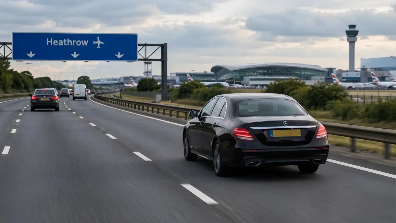Abbey Cars Wokingham to Heathrow taxi
